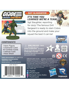 G.I. Joe Misión Crítica Sgt Slaughter Expansión RPG - Renegade 2