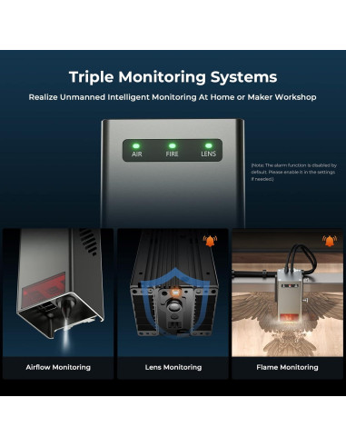 Grabador Láser Creality Falcon 2 22W CNC para Metal y Madera