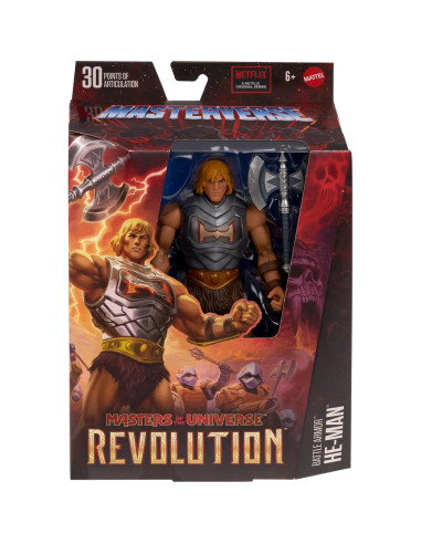 Figura de Acción He-Man Masterverse 18cm con Accesorios