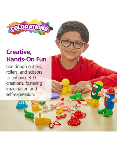 Accesorios de Masa Divertida Discount FUNFAM - 37 Piezas