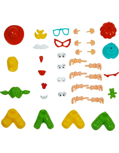 Accesorios de Masa Divertida Discount FUNFAM - 37 Piezas