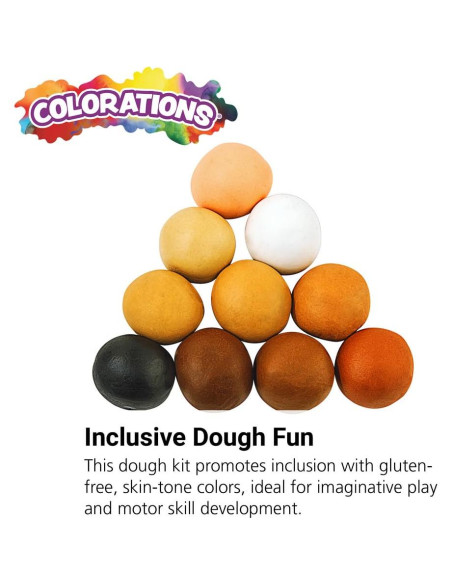 Masa de Jugar Colors Like Me - 10 Colores 140g Cada Uno