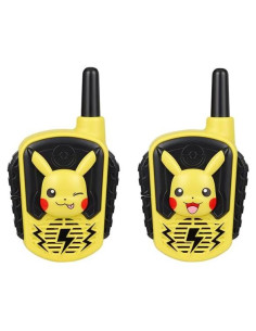 Walkie Talkies eKids Pokémon para Niños - Rango 152.4m