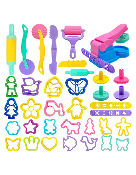 Juego de Herramientas de Plastilina iShyan 36 Piezas Educativas