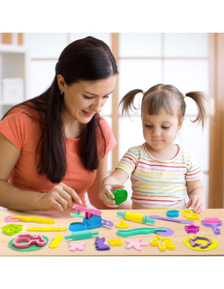Juego de Herramientas de Plastilina iShyan 36 Piezas Educativas
