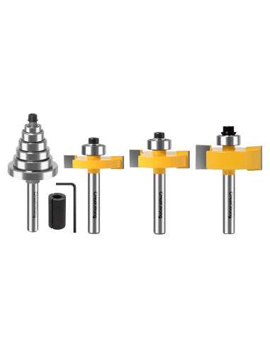 Juego de Fresas de Rebaje CHoiKWong 1/4" Mango Carburo