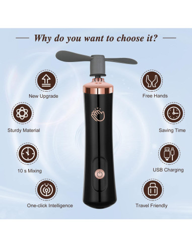 Agitador Eléctrico de Pegamento para Pestañas Eenten USB