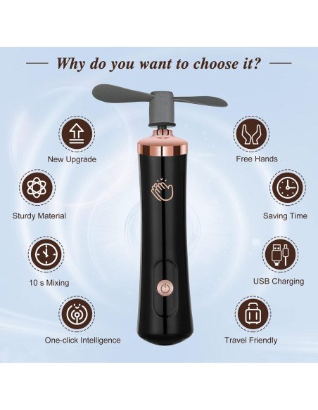 Agitador Eléctrico de Pegamento para Pestañas Eenten USB