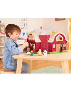 Granja Grande Roja Battat - Juguete Educativo 18 meses+ 2