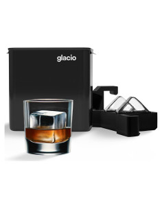 Molde de Hielo Glacio 2 Cubos Cristalinos para Whisky