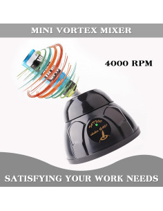 Mezclador Vortex Mini 4000 RPM Ruicoo para Laboratorio y Salones 2