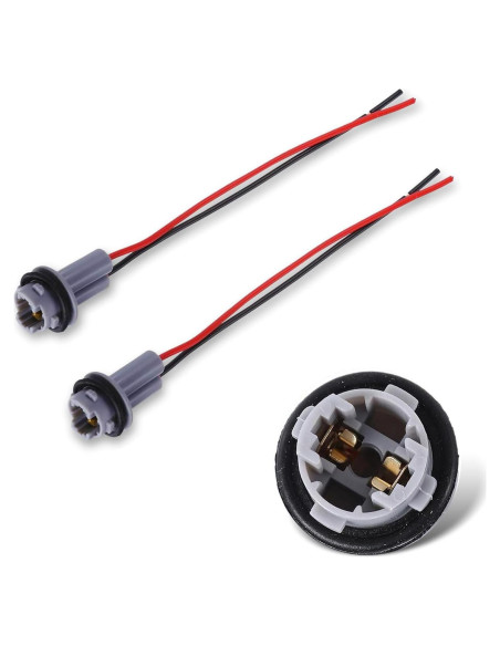 Conector Socket Bombilla T10 T13 T15 Irinidig 2 Pcs Universal