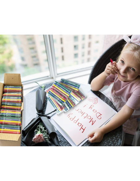 Crayones Madisi a Granel 600 Unidades 4 Colores