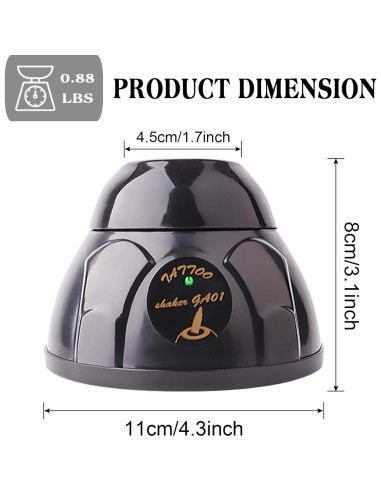 Mezclador Vortex Mini 4000 RPM Ruicoo para Laboratorio y Salones