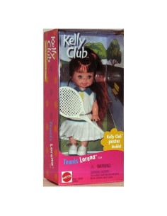 Muñeca Kelly Club Tenis Lorena Mattel 11.4 cm 1999