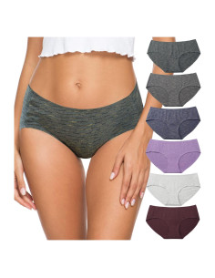 Braguitas Hipster Altheanray Algodón Sin Costuras Paquete 6