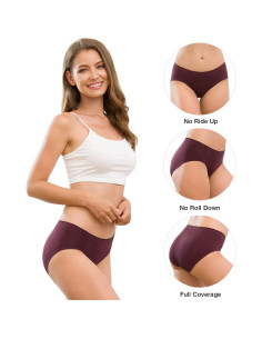 Braguitas Hipster Altheanray Algodón Sin Costuras Paquete 6 2