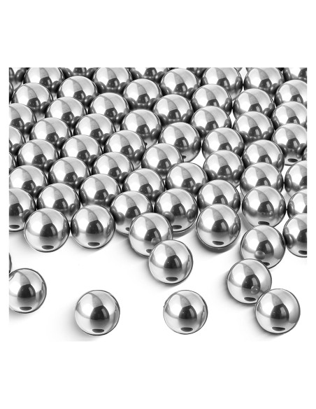 Bolas de Mezcla de Pintura Acero Inoxidable 5mm 100 PCS