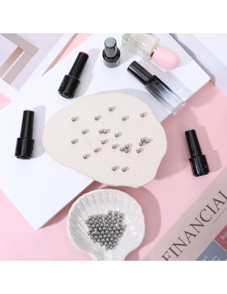 Bolas de Mezcla de Pintura Acero Inoxidable 5mm 100 PCS