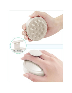 Masajeador de Cuero Cabelludo HEETA Beige para Cabello 2