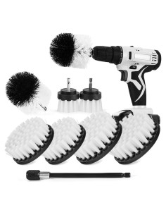 Conjunto de Cepillos de Limpieza SHIELDPRO para Taladro