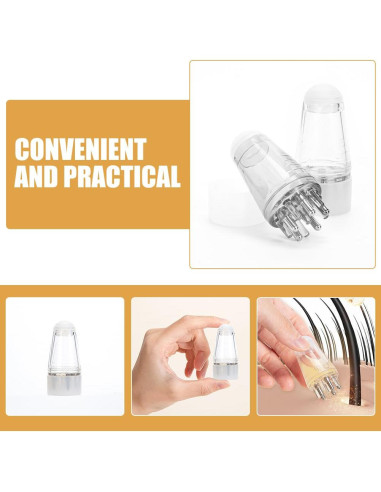 Aplicador de Aceite para el Cabello FOMIYES Peine Masajeador