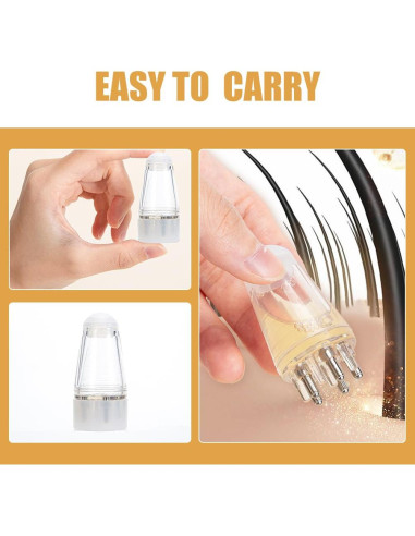 Aplicador de Aceite para el Cabello FOMIYES Peine Masajeador