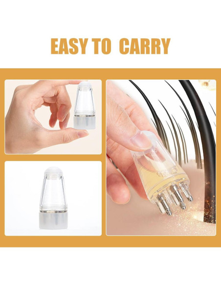 Aplicador de Aceite para el Cabello FOMIYES Peine Masajeador