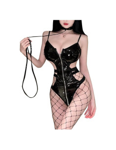 Conjunto de Lencería Sexy KLORVEU con Tirantes Abiertos