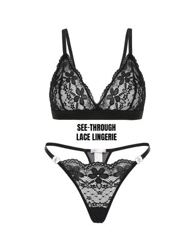 Conjunto de Lencería Avidlove Sexy de Encaje S-XXL