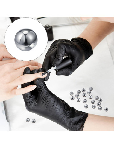 Bolas de Mezcla de Pintura Acero Inoxidable 5mm 100 PCS