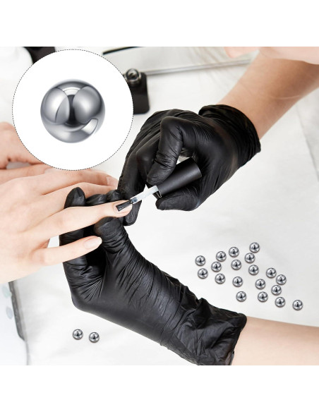 Bolas de Mezcla de Pintura Acero Inoxidable 5mm 100 PCS