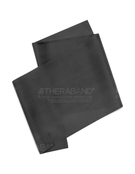 Bandas de Resistencia THERABAND 5 Pies Negro Pesado Avanzado