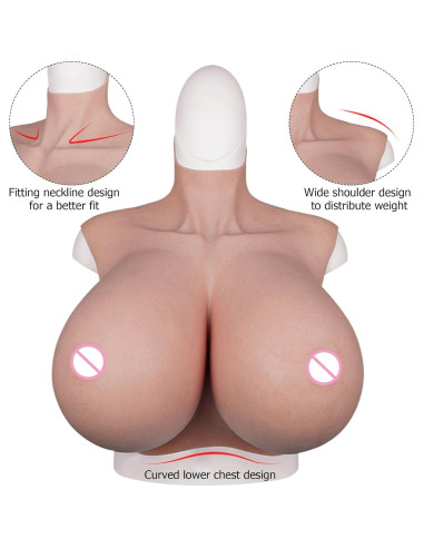 Taza Grande Silicona Realista QIAOYIQIAO Z-Cup 35.5x31.9cm