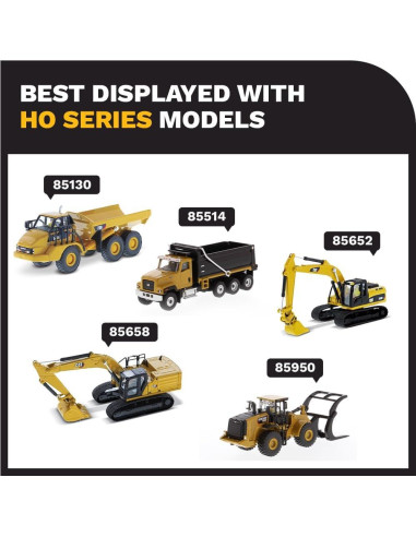 Cargadora Caterpillar 972M Diecast Masters 1:87 con Horquilla