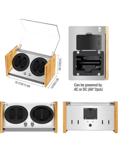 Cajón de Relojes Automáticos Watch Winder Smith 4 Relojes