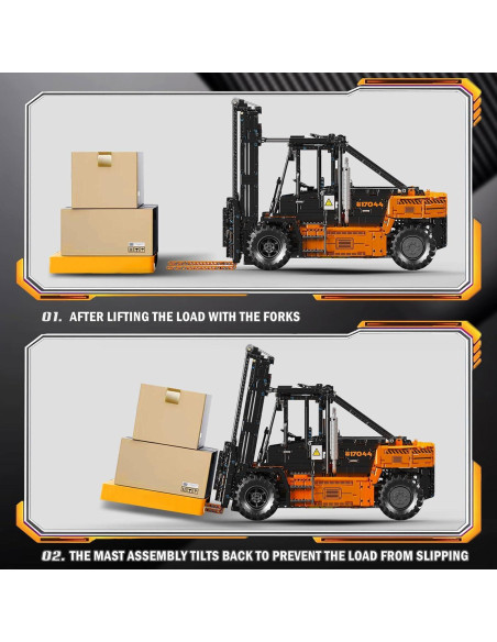 Camión Elevador de Carga Mould King 17044 RC 4579 Piezas