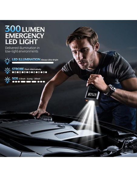 Arrancador de Salto LERTIN QS003 con Compresor 3500A 150PSI