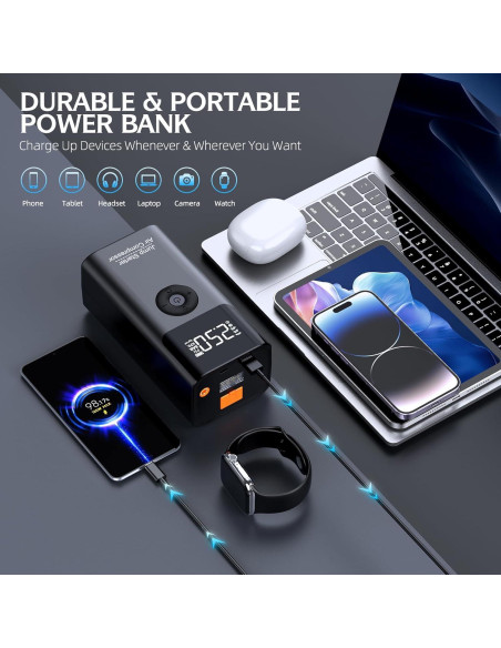 Arrancador de Salto LERTIN QS003 con Compresor 3500A 150PSI