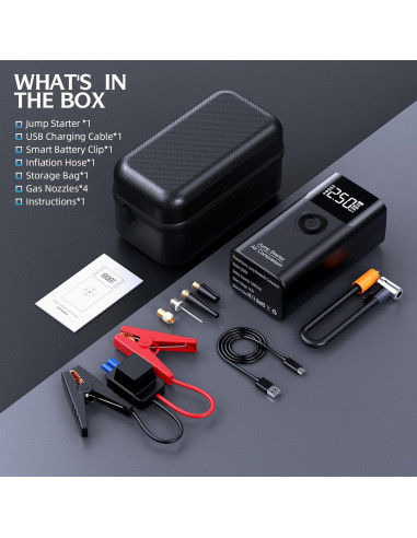 Arrancador de Salto LERTIN QS003 con Compresor 3500A 150PSI