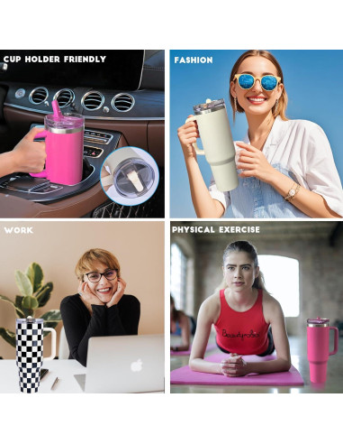 Vaso Aislado ZJT 1.18 L con Asa y Tapa Desmontable Negro