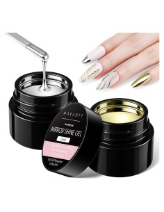 Conjunto de Esmalte de Uñas en Gel Chrome Makartt 2 Piezas