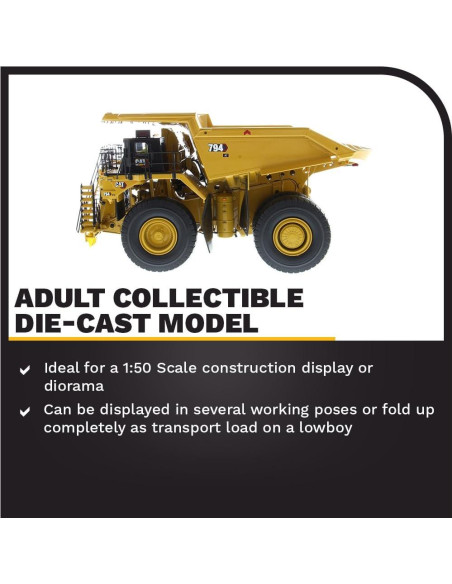 Camión Minero Caterpillar 794 AC Diecast Masters 1:50
