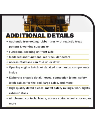 Camión Minero Caterpillar 794 AC Diecast Masters 1:50