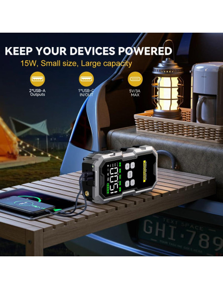 Arrancador de Salto BSMOOM B04 6000A con Compresor 150PSI