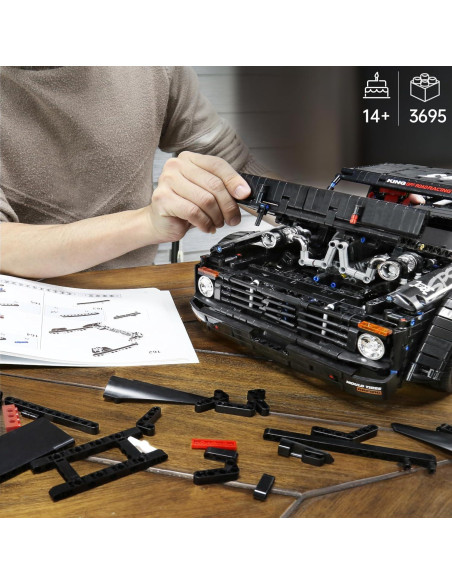 Camioneta Pickup Mould King WX13082 3695 Piezas Control Remoto