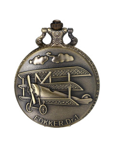 Reloj de bolsillo JewelryWe vintage unisex con cadena