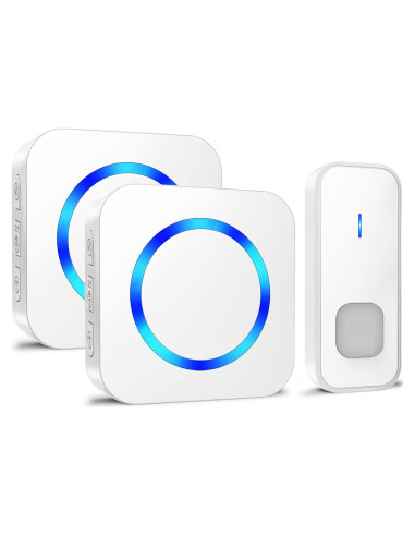 Timbre Inalámbrico SURFOU con 2 Receptores IP55 55 Tonos