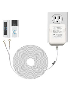 Adaptador de corriente 18V 500mA LaWana para timbres Ring y Nest