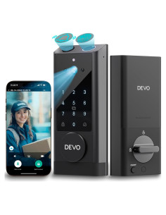 Cerradura Inteligente Devo G1 con Cámara y Timbre, Wi-Fi